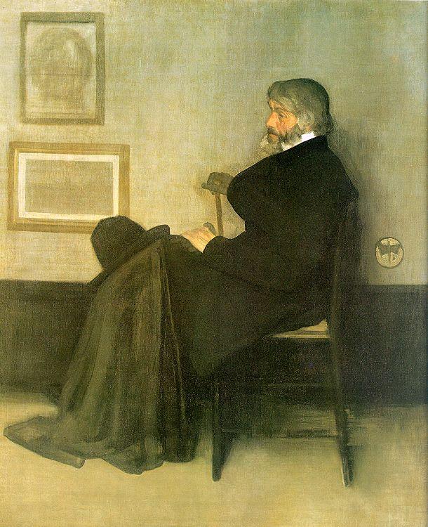 James Abbott McNeil Whistler Portrait of Thomas Carlyle Germany oil painting art